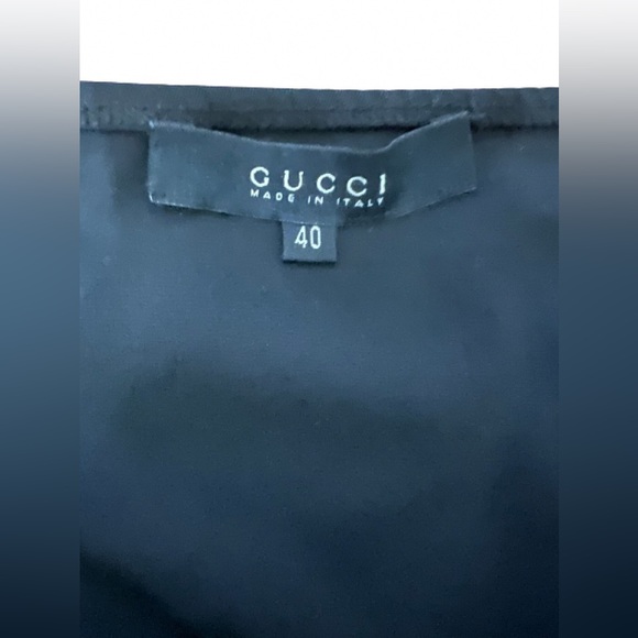 Gucci Knee-length Knot detail Black Skirt - Picture 8 of 10